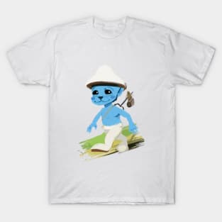 Cute Smurfcat Doodle T-Shirt